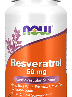 Resveratrol 50 Mg 60 Cápsulas Now