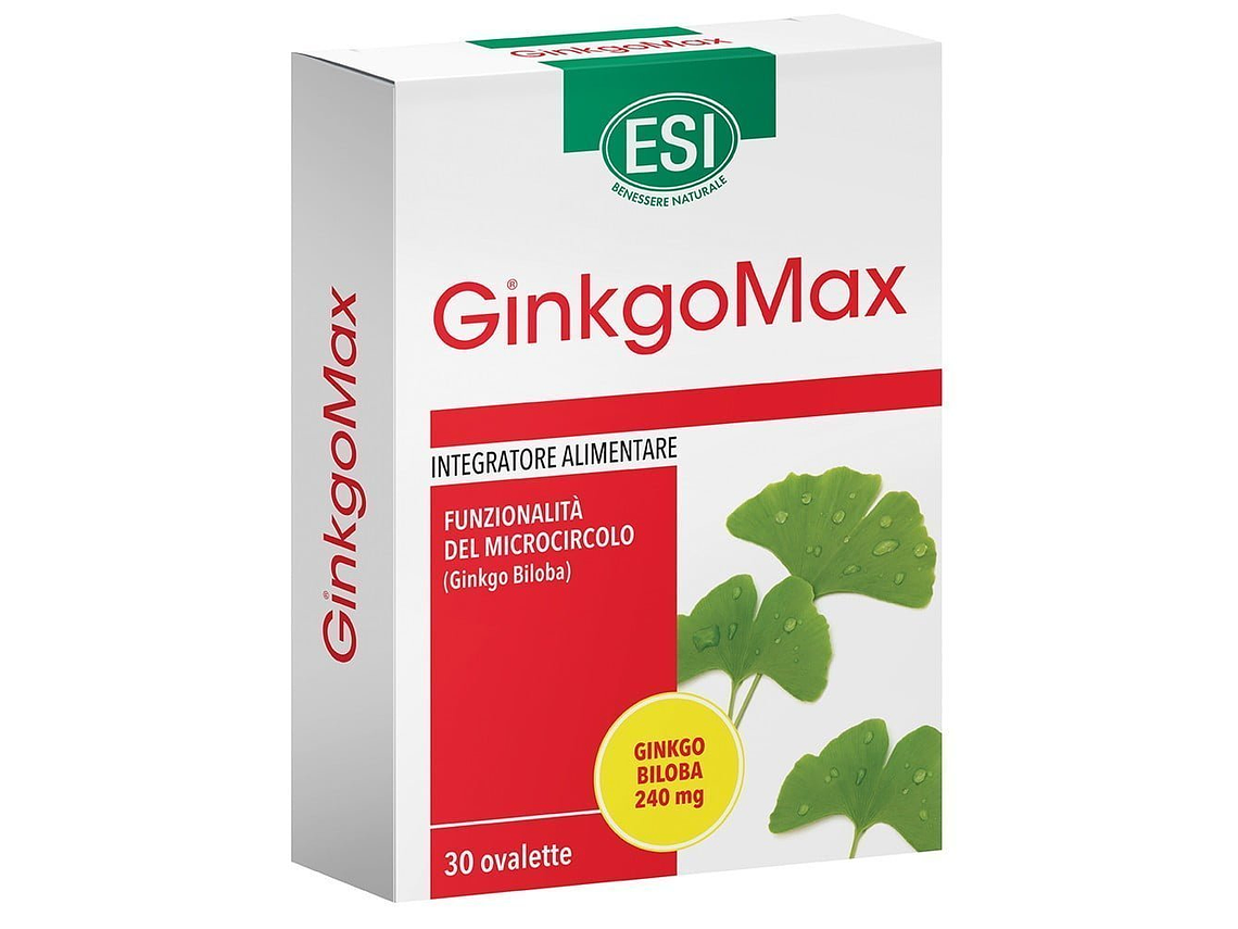 GinkgoMax 30 Comprimidos ESI 1