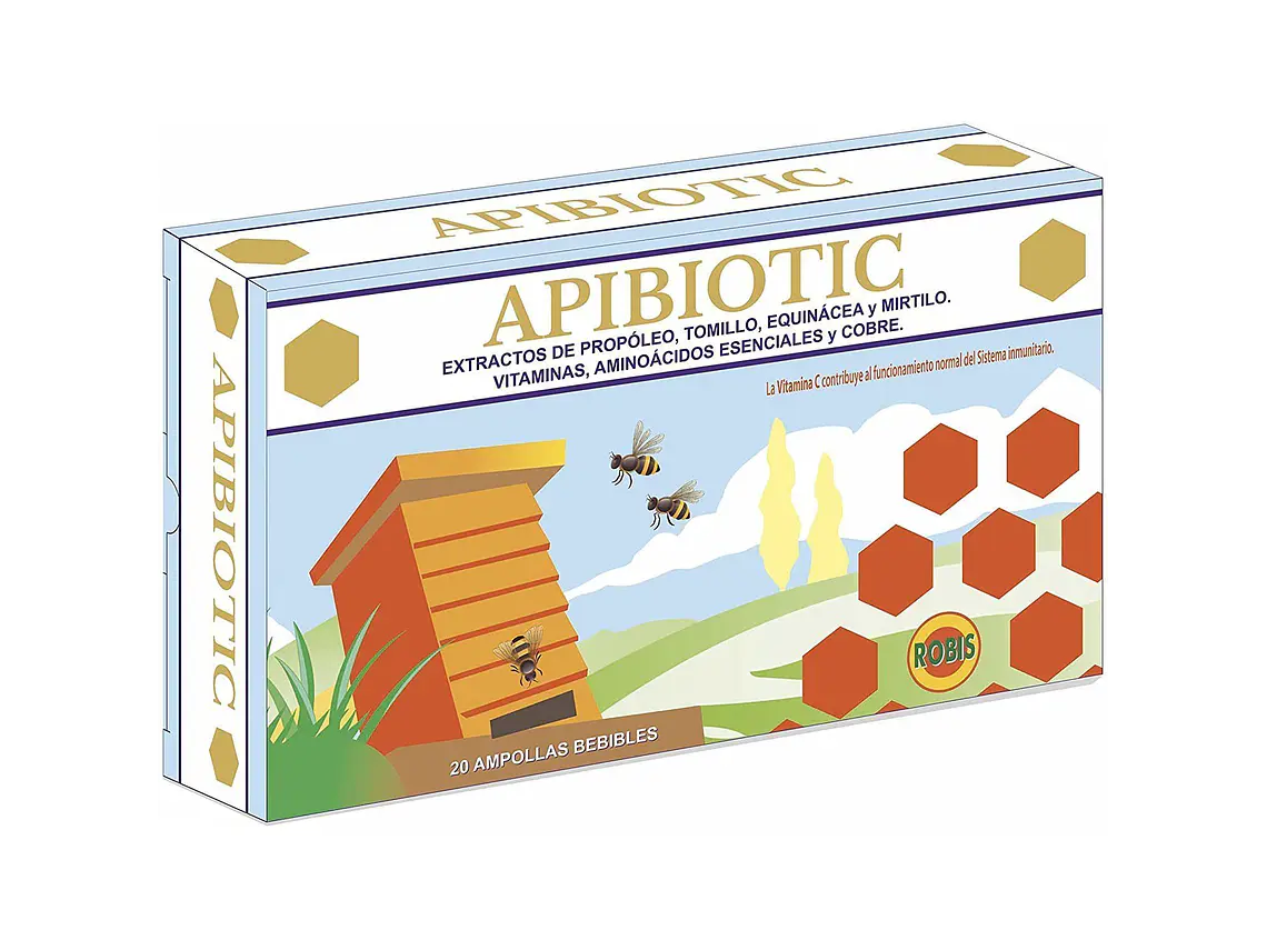 Apibiotic 20 Ampolas Robis 1