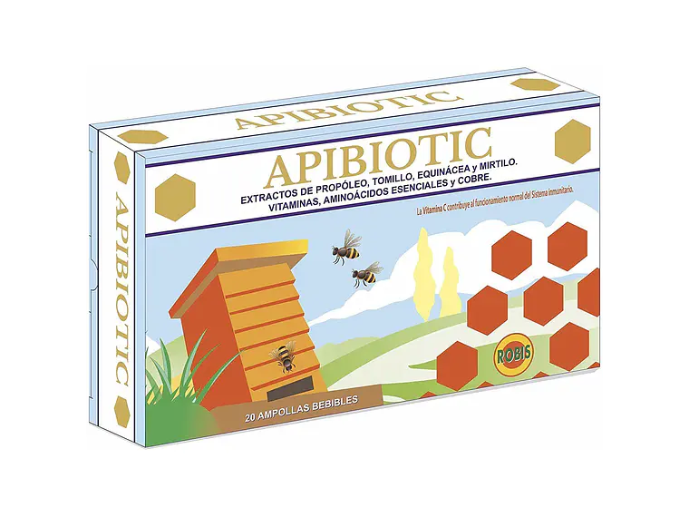 Apibiotic 20 Ampolas Robis 1