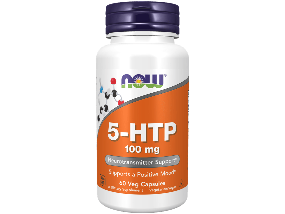 5-Htp 100 mg 60 Cápsulas Vegetais Now 1