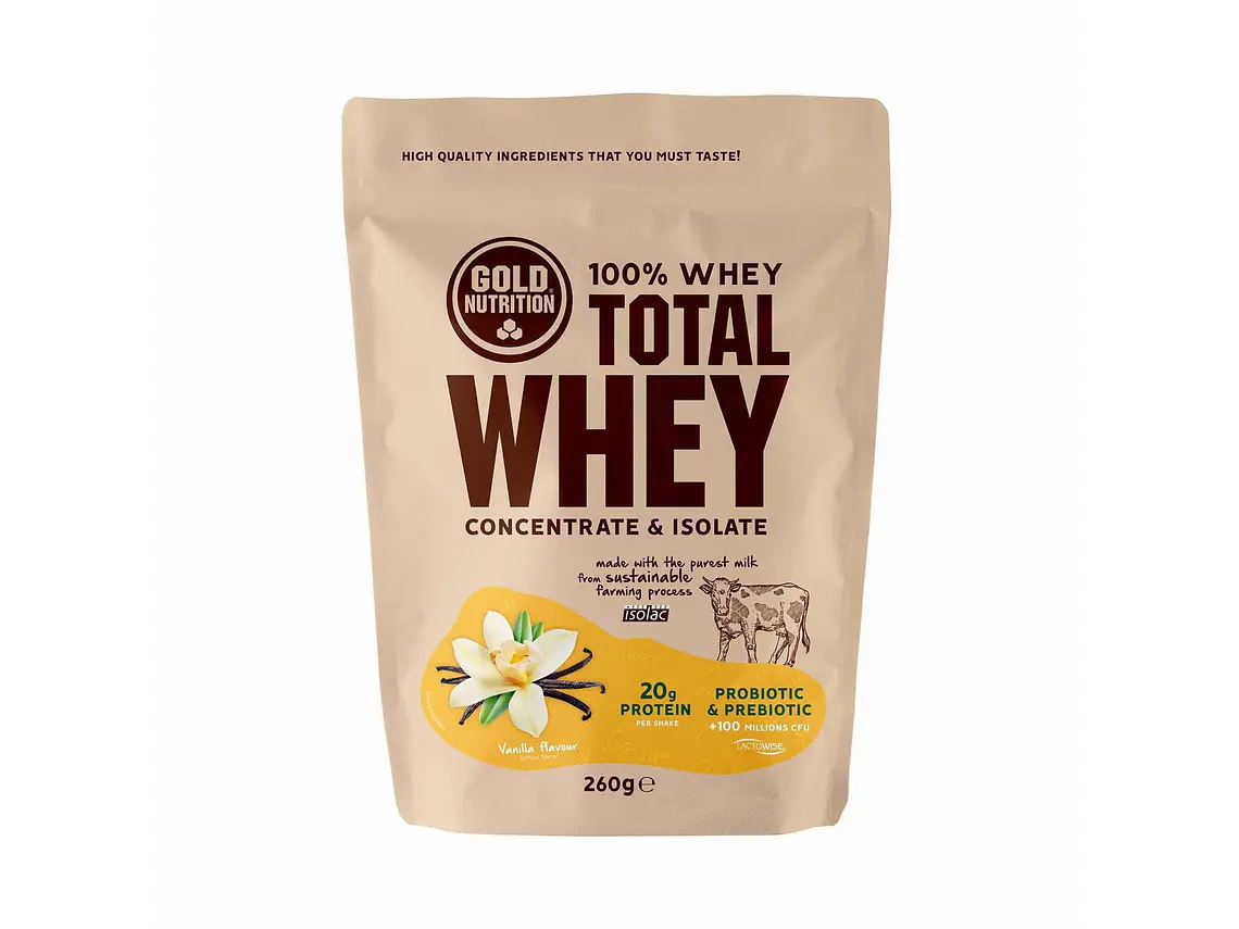 Total Whey 260g Baunilha Gold Nutrition 1