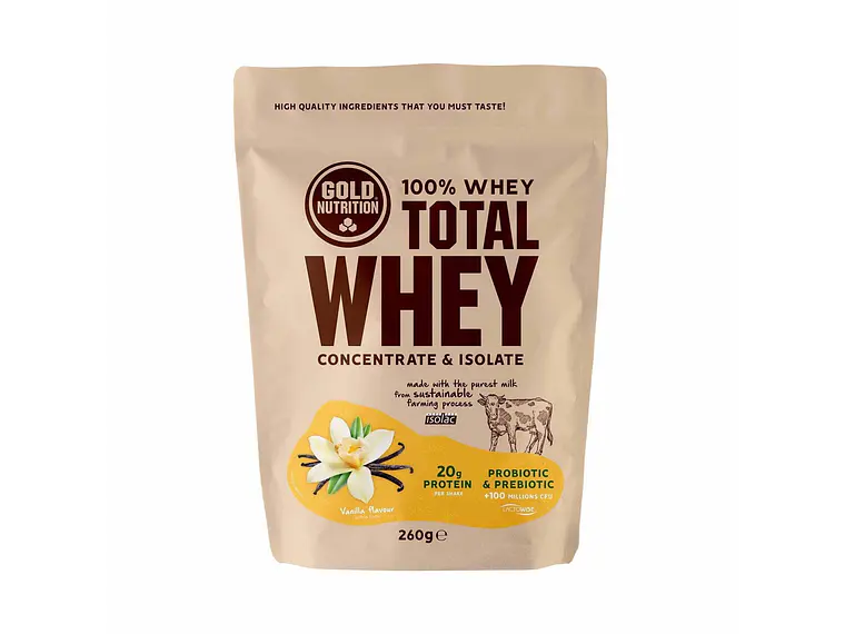 Total Whey 260g Baunilha Gold Nutrition 1