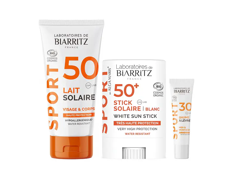 Pack Solar Sport (Leite Protetor Solar, Protetor Solar Stick e Bálsamo Labial) 1