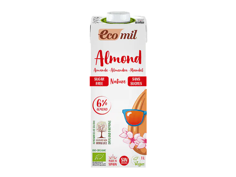 Bebida De Amêndoas Nature Bio Ecomil 1