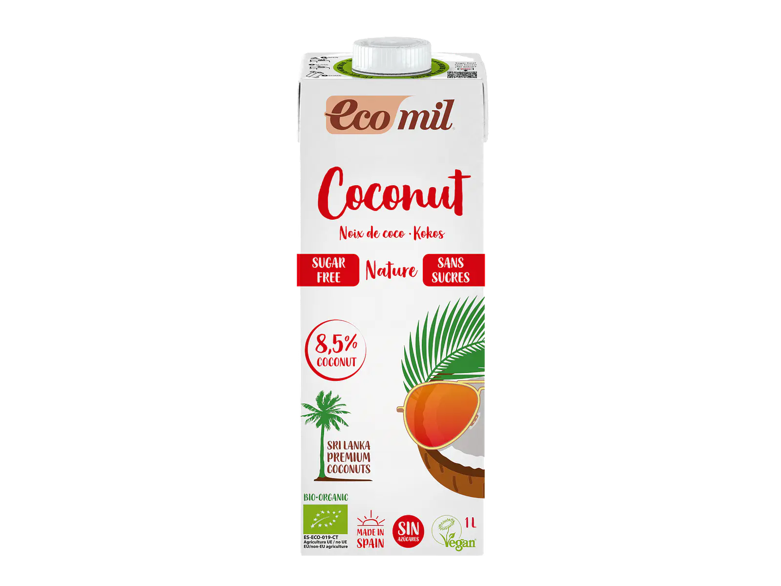 Bebida De Coco Nature Lt. Bio Ecomil 1
