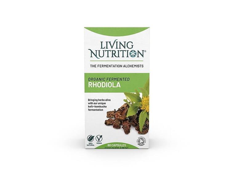 Rhodiola Fermentada Bio 60 Cápsulas Living Nutrition 1