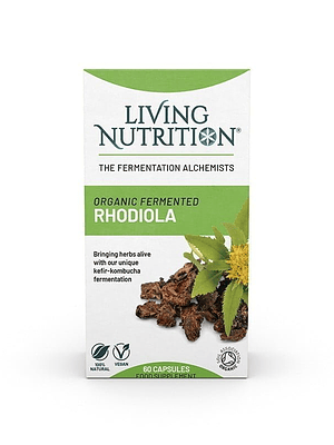 Rhodiola Fermentada Bio 60 Cápsulas Living Nutrition