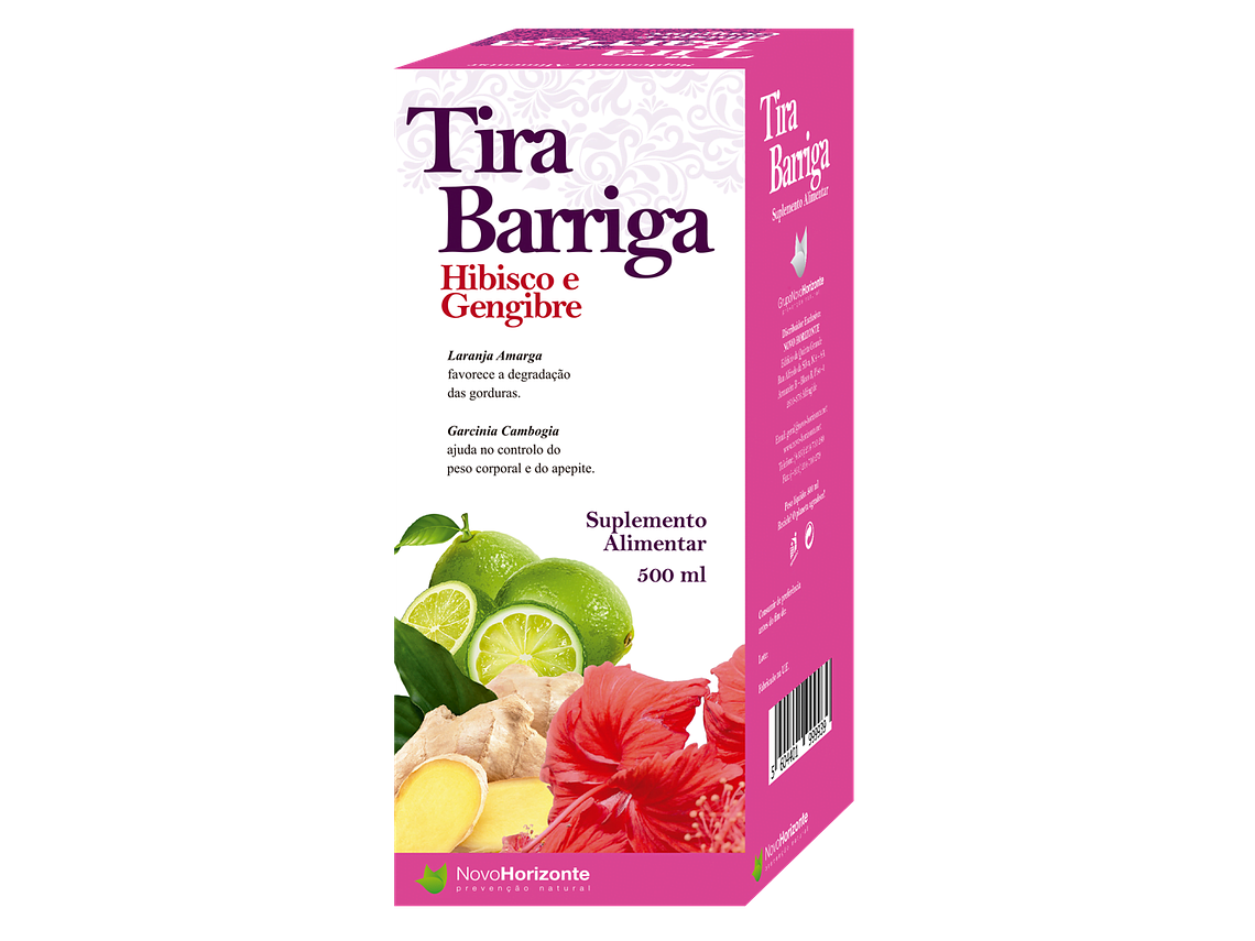 Tira Barriga (Hibisco + Gengibre) 500 Ml Novo Horizonte 1