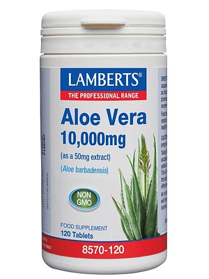 Aloe Vera 10,000 Mg 120 Comprimidos Lamberts