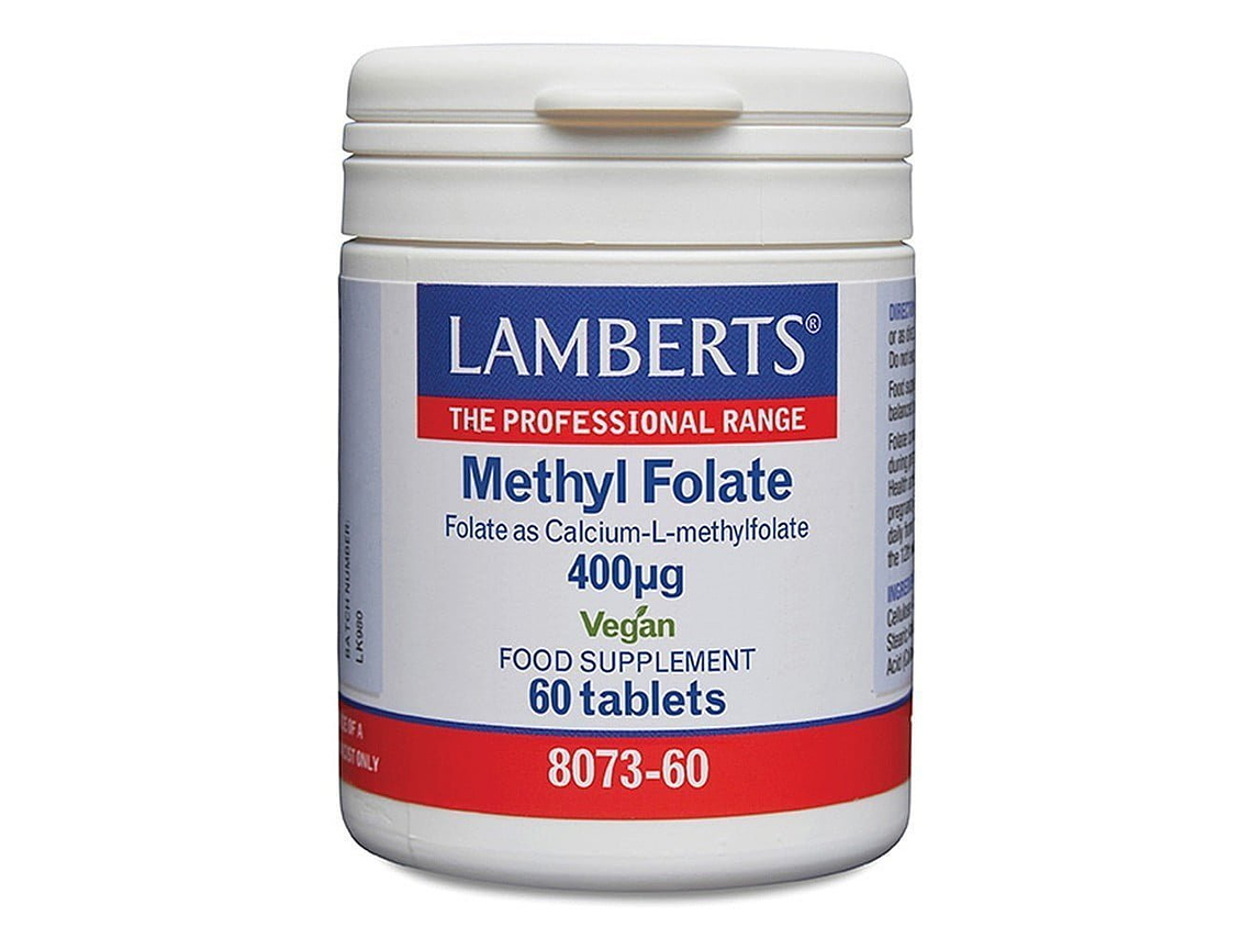 Methyl Folate 400µg 60 Comprimidos Lamberts 1