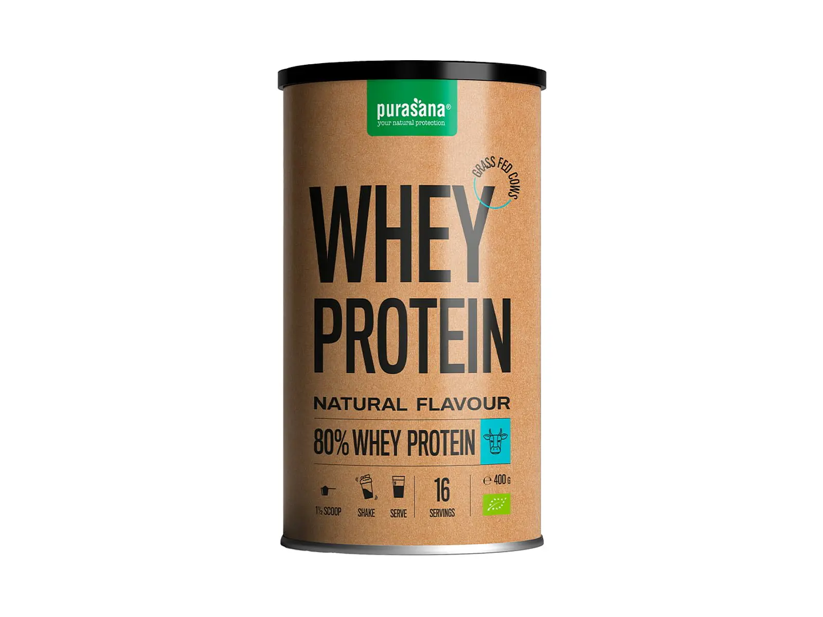 Whey Protein Bio Natural 400g Purasana 1