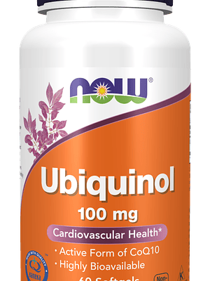 Ubiquinol 100 mg 60 Softgels Now