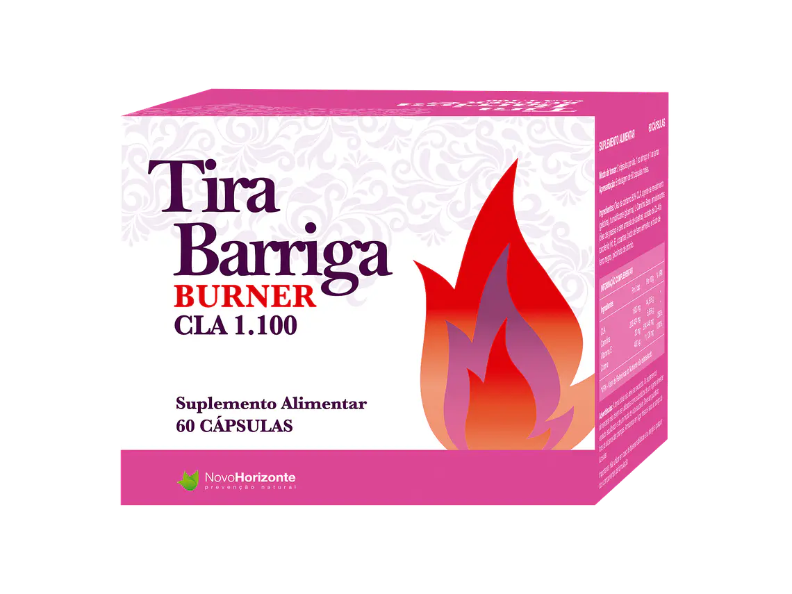 Tira Barriga Burner com CLA 60 Cápsulas Novo Horizonte 1