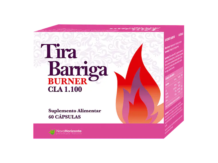 Tira Barriga Burner com CLA 60 Cápsulas Novo Horizonte 1