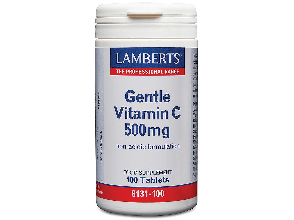 Gentle Vitamin C 500mg 100 Comprimidos Lamberts 1