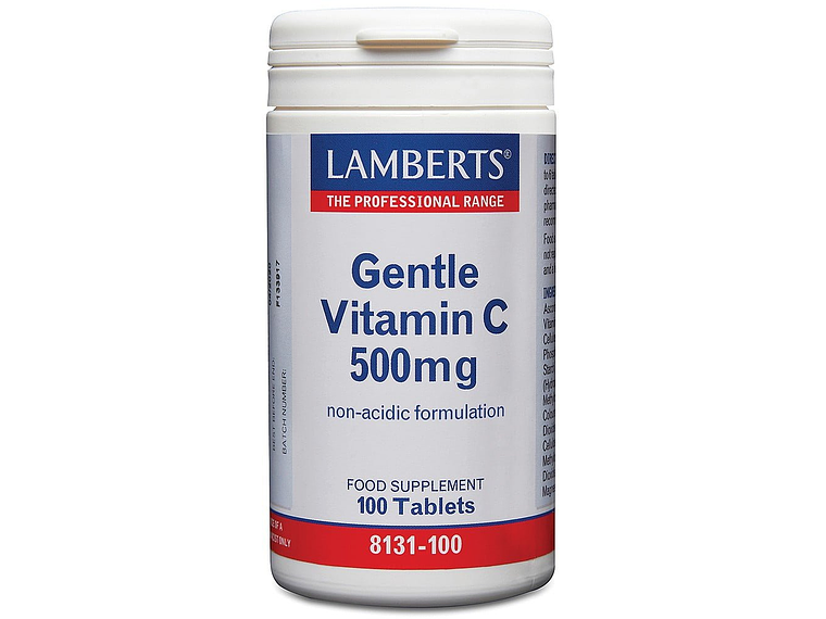 Gentle Vitamin C 500mg 100 Comprimidos Lamberts 1