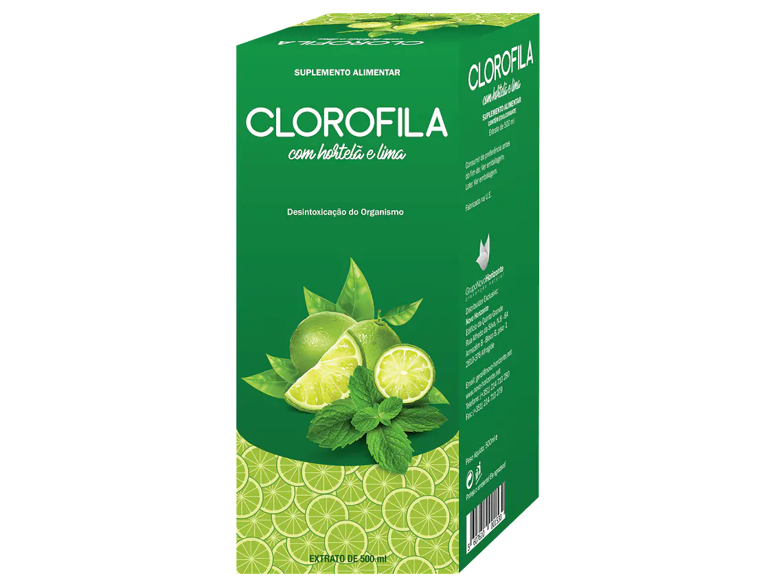 Clorofila C/ Hortelã E Lima 500 Ml. Novo Horizonte 1