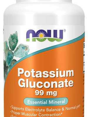 Potassium Gluconate 99 mg 100 Comprimidos Now