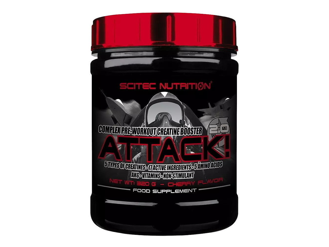 Attack! 2.0 320g Cereja Scitec Nutrition 1