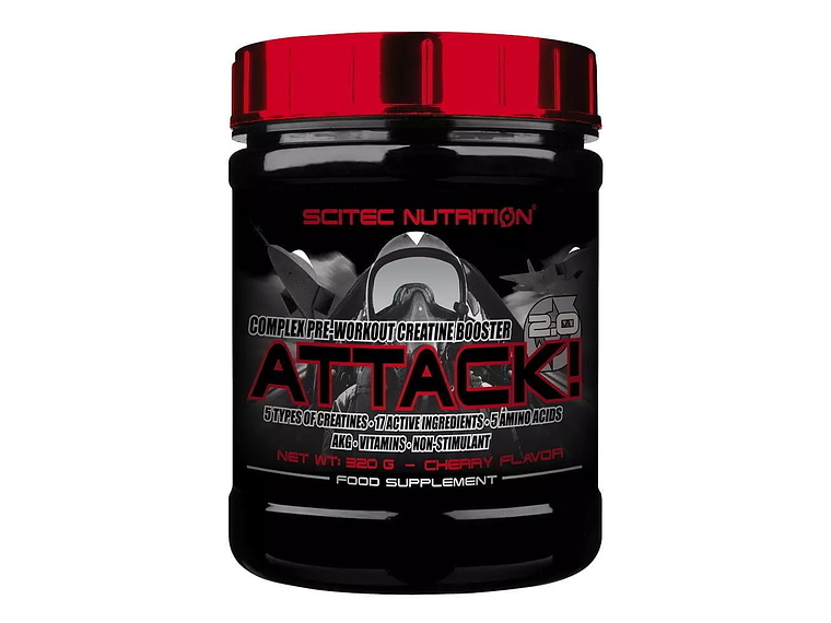 Attack! 2.0 320g Cereja Scitec Nutrition 1
