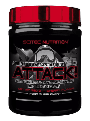 Attack! 2.0 320g Cereja Scitec Nutrition