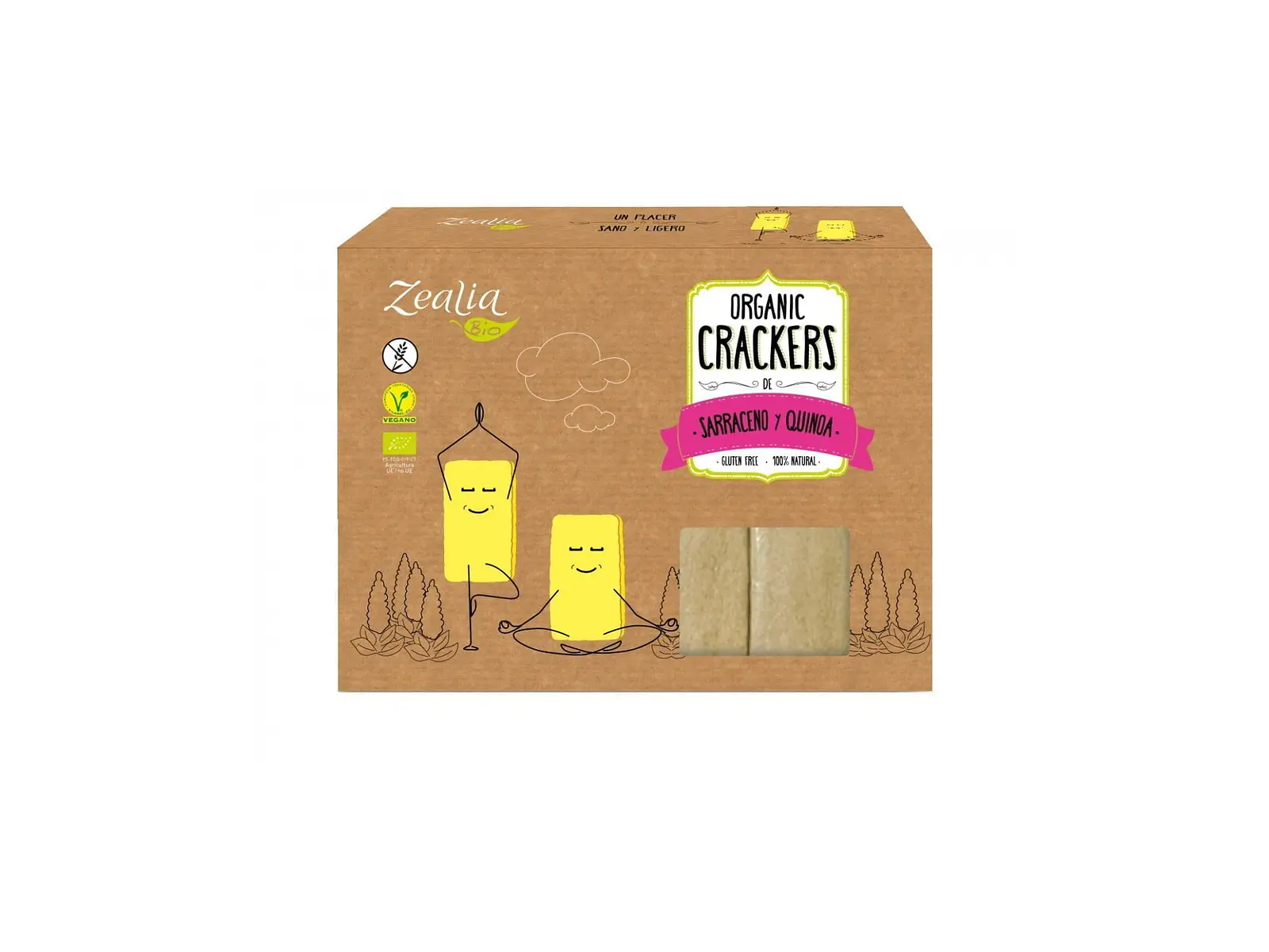 Crackers sarraceno e quinoa Bio 120g Zealia 1
