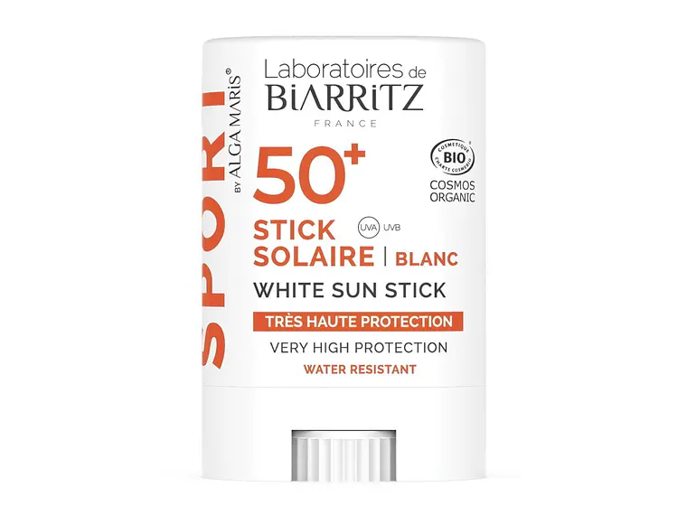 Protetor Solar Stick Sport tom Branco SPF50+ 12G Laboratoires Biarritz 1