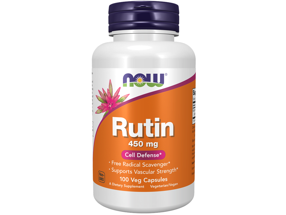 Rutin 450 mg 100 Cápsulas Now 1