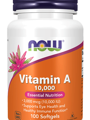 Vitamin A 10,000 100 Softgels Now