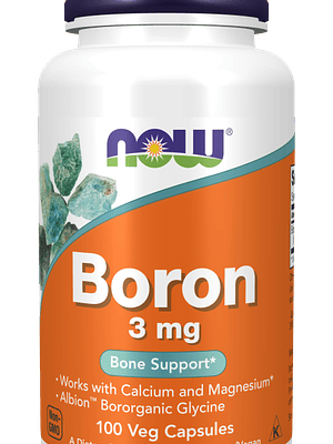 Boron 3 mg 100 Cápsulas Now