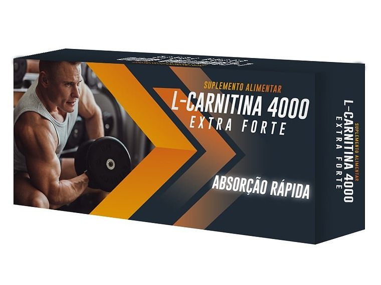 L-Carnitina 4000 Extra Forte 30 Ampolas Novo Horizonte 1