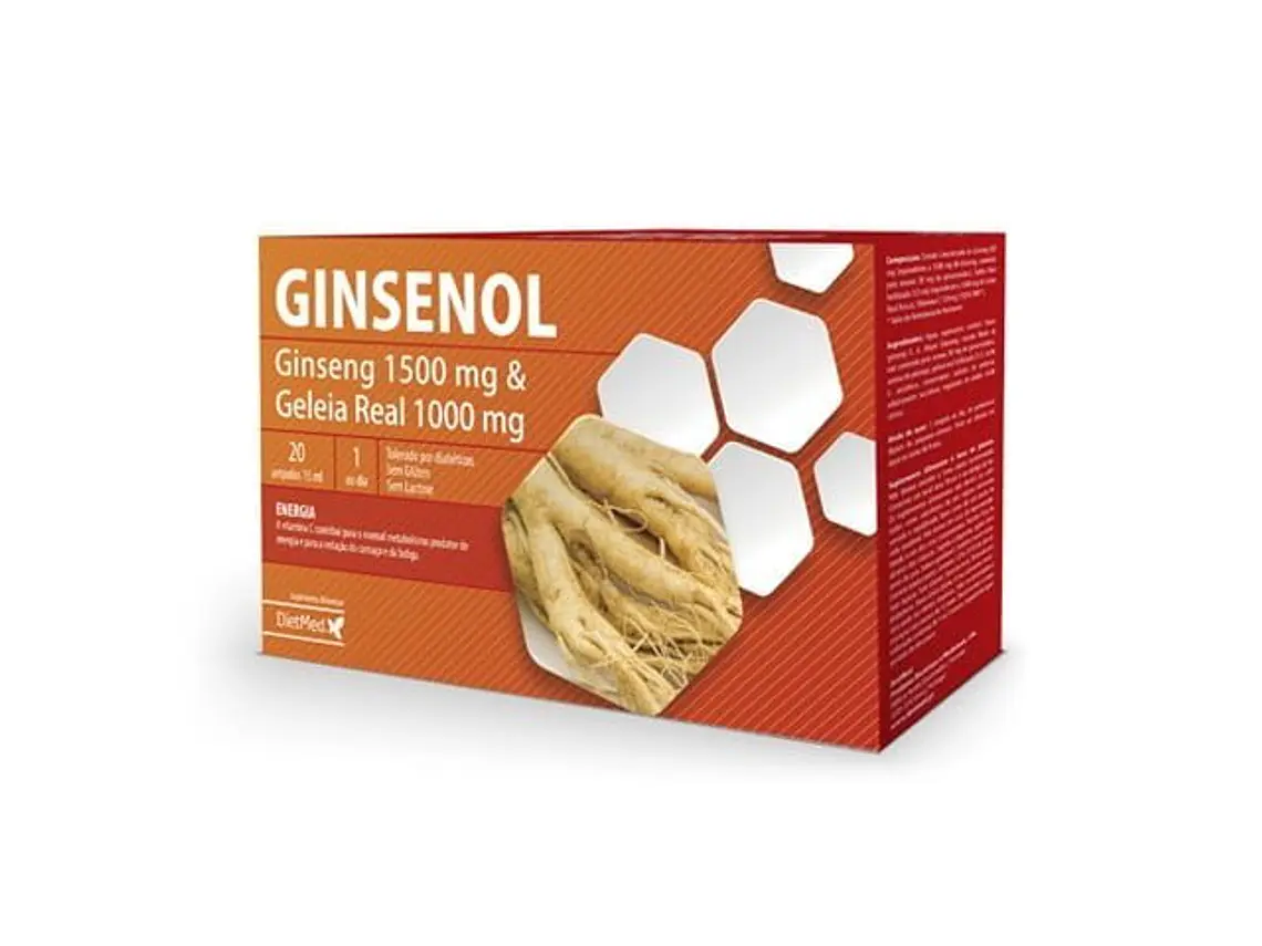 Ginsenol 20 ampolas  Dietmed 1