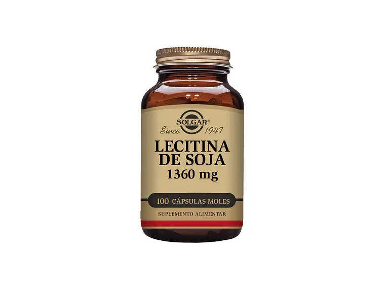 Lecitina de Soja 1360mg 100 Cápsulas Solgar 1