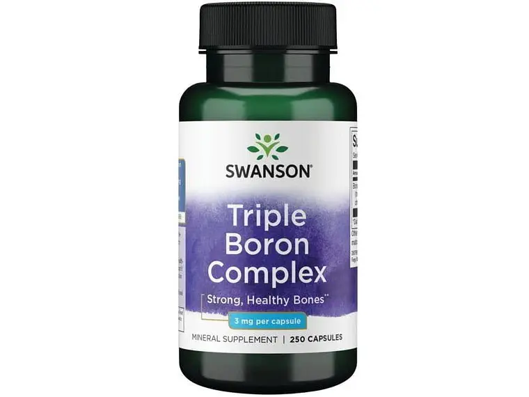 Triple Boron Complex 3 mg 250 Cápsulas Swanson 1