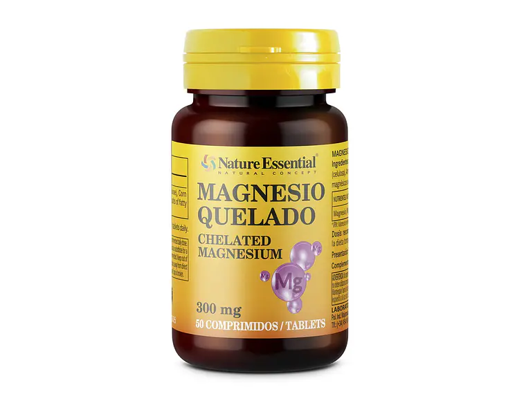 Magnésio Quelado 300 mg 50 comprimidos Nature Essential 1