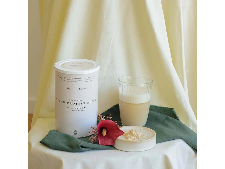 Proteína Vegetal Fermentada e Hidrolisada Vegan Natural 450 gr Auri Foods 1