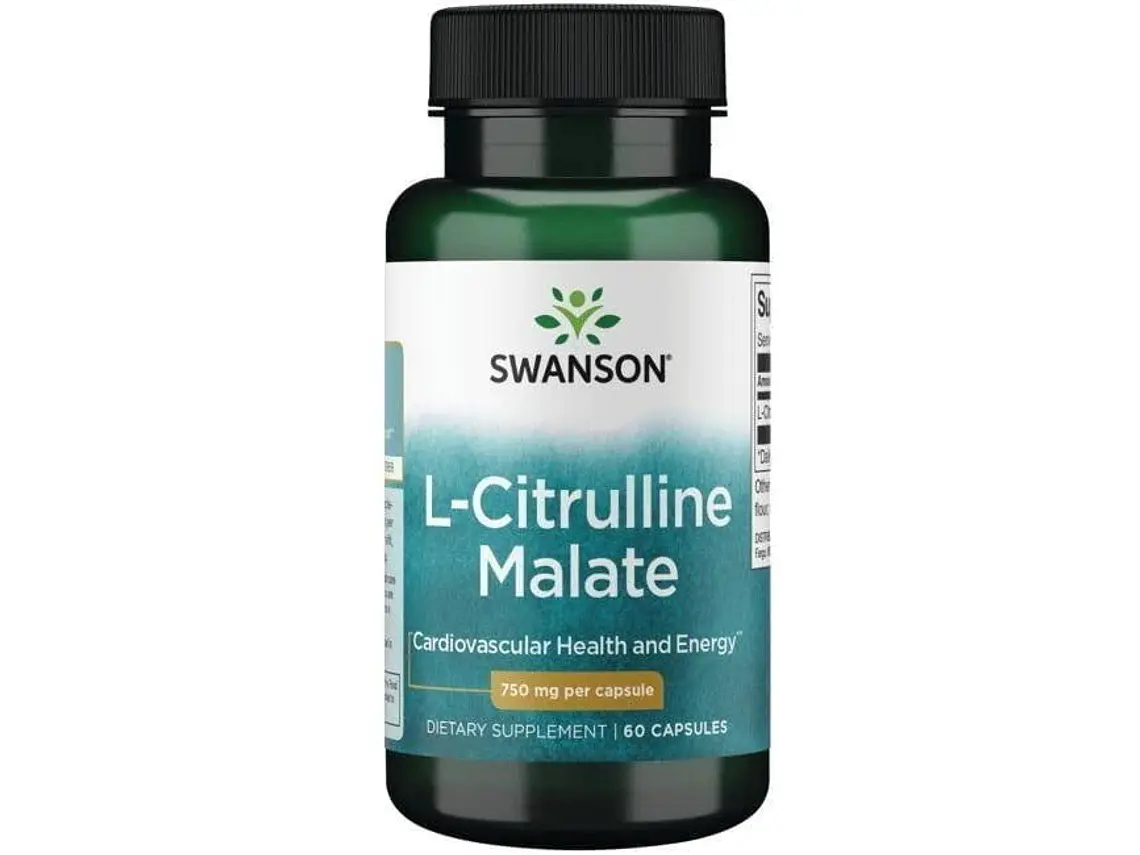 L-Citrulline Malate 750 mg 60 Cápsulas Swanson 1