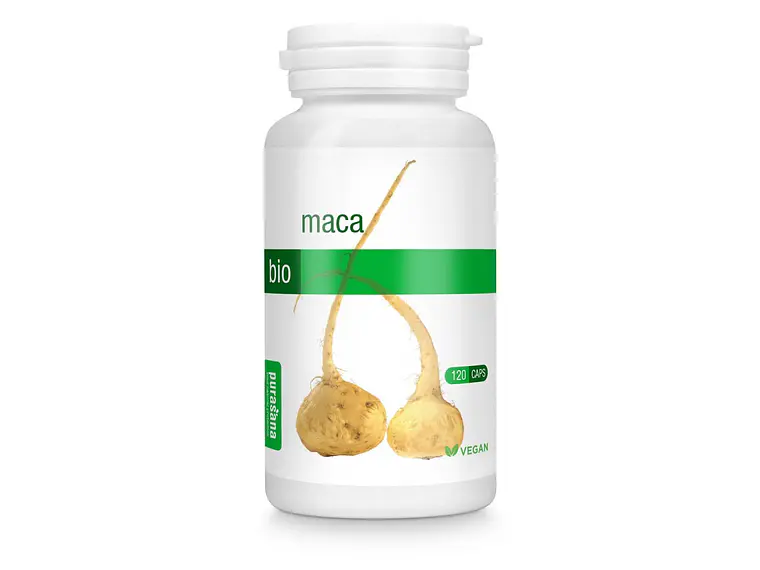Maca Bio 300 Mg 120 Cápsulas Purasana 1