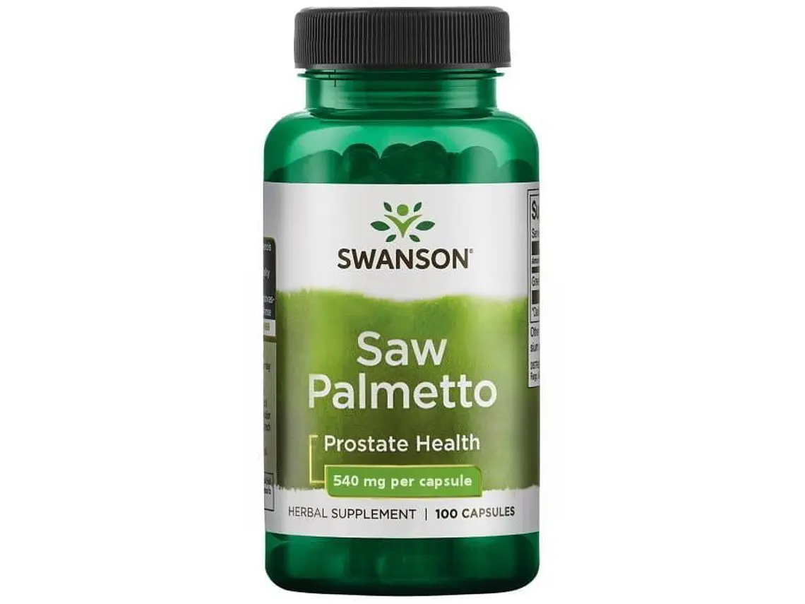 Saw Palmetto 540 mg 100 Cápsulas Swanson 1