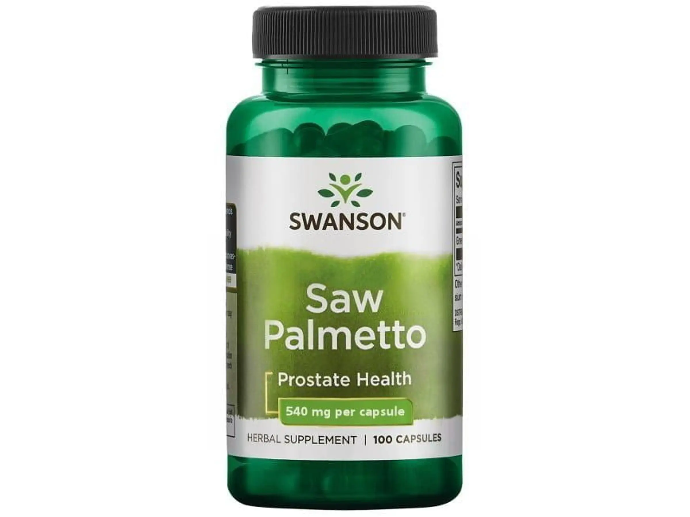 Saw Palmetto 540 mg 100 Cápsulas Swanson 1