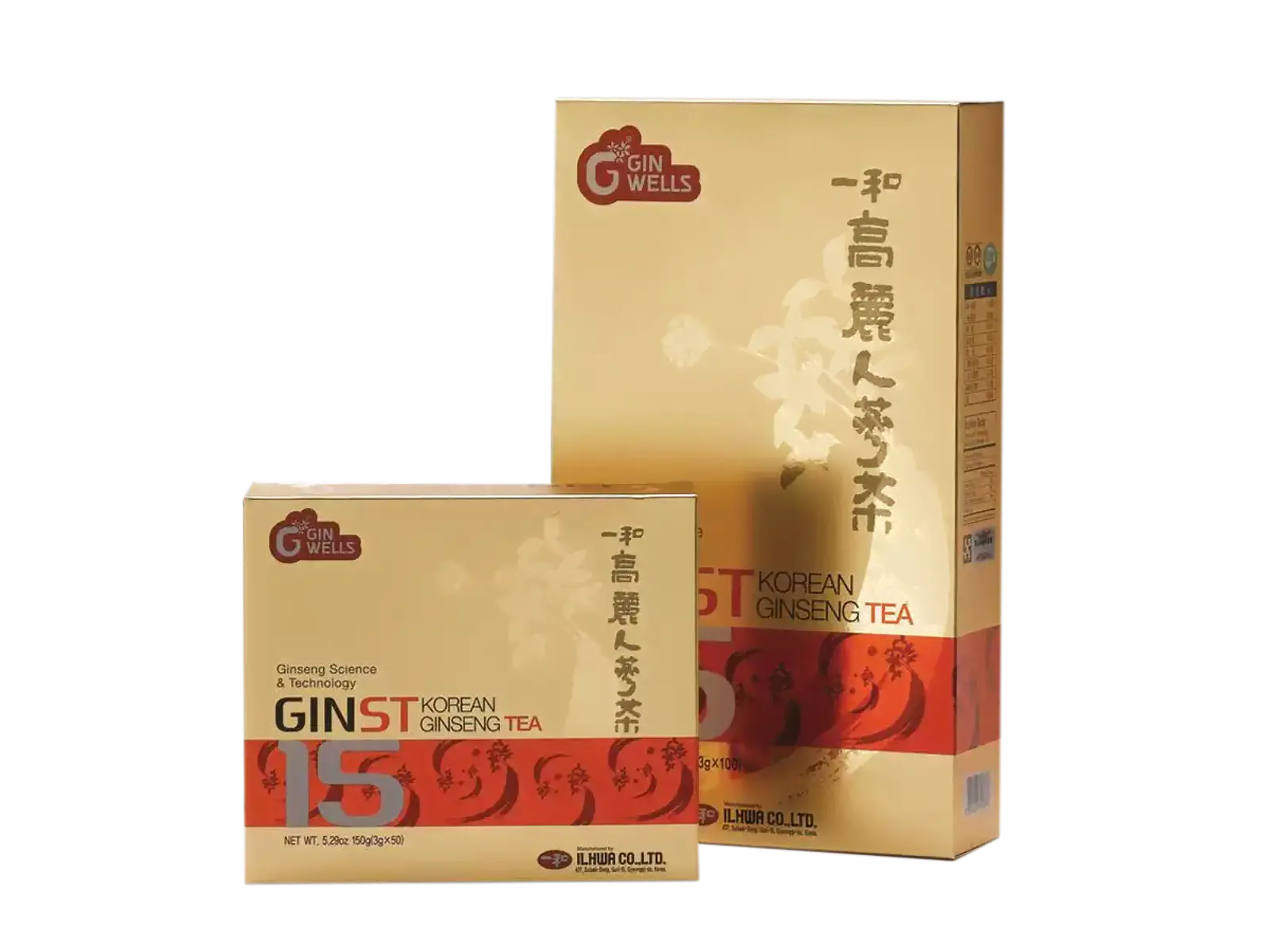 Chá Ginseng Coreano GINST15 ILHWA 1