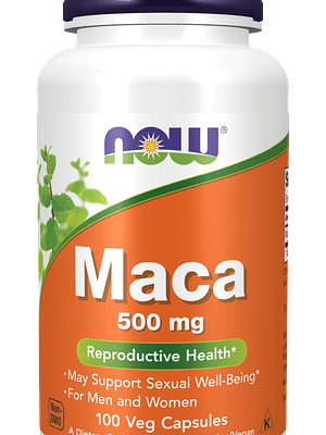 Maca 500 MG 100 Cápsulas Vegetais Now