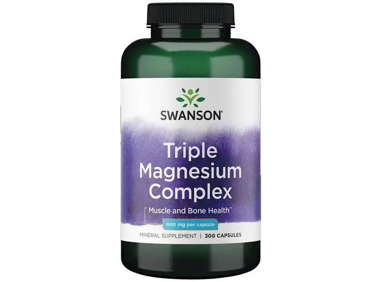 Triple Magnesium Complex 400 mg 300 Cápsulas Swanson 1