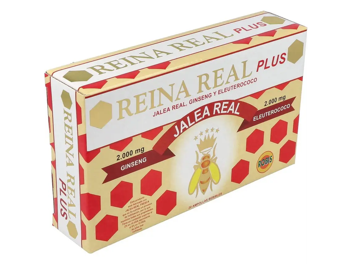 Geleia Real Plus 20 Ampolas Robis 1