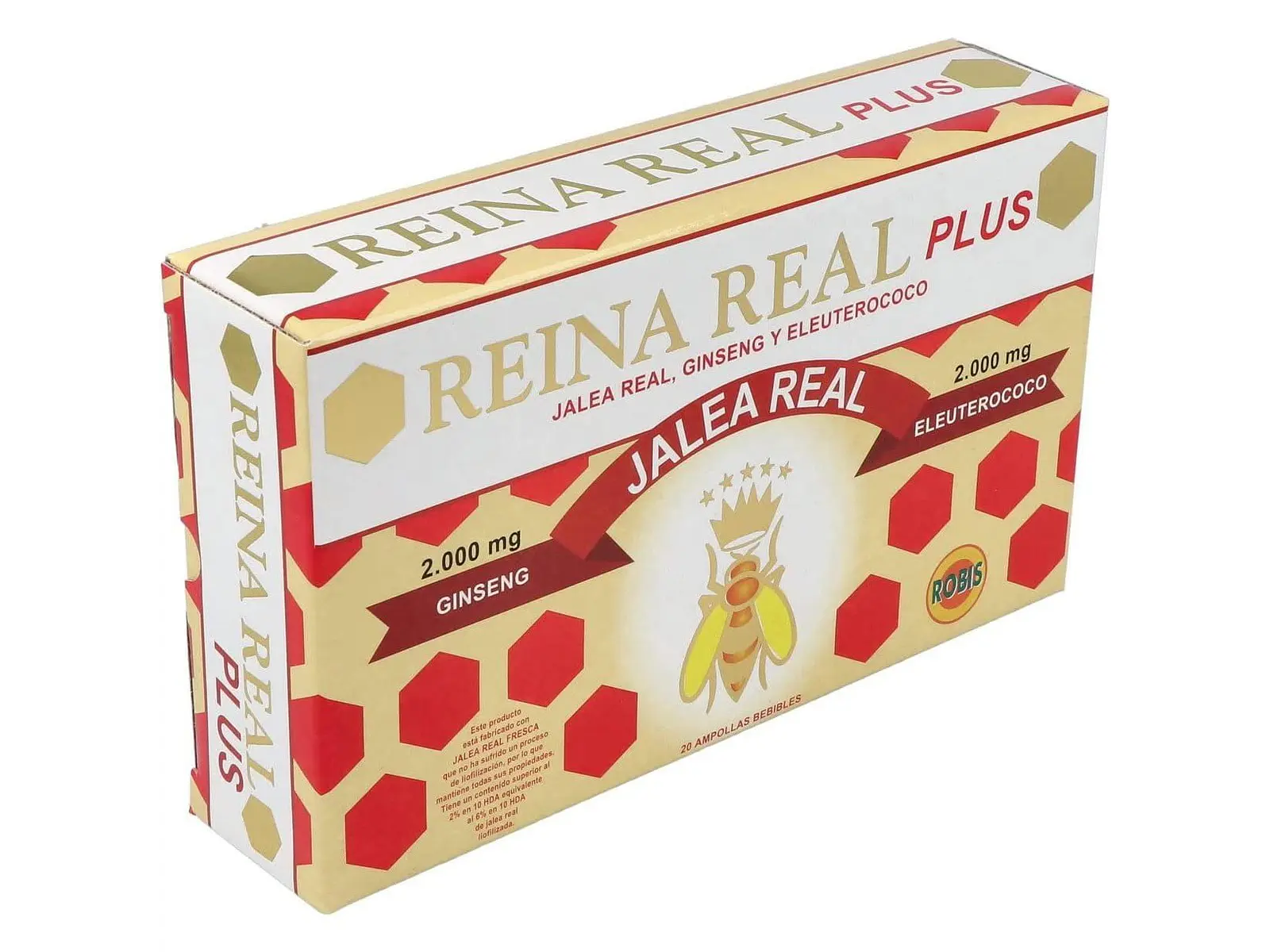 Geleia Real Plus 20 Ampolas Robis 1