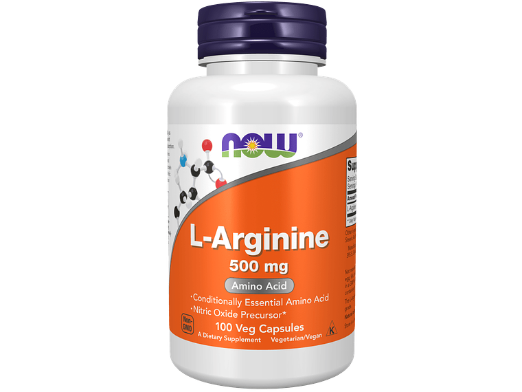 L-Arginine 500 mg 100 Cápsulas Now 1