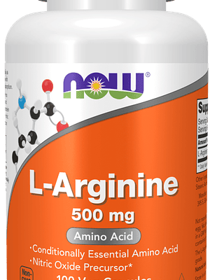 L-Arginine 500 mg 100 Cápsulas Now