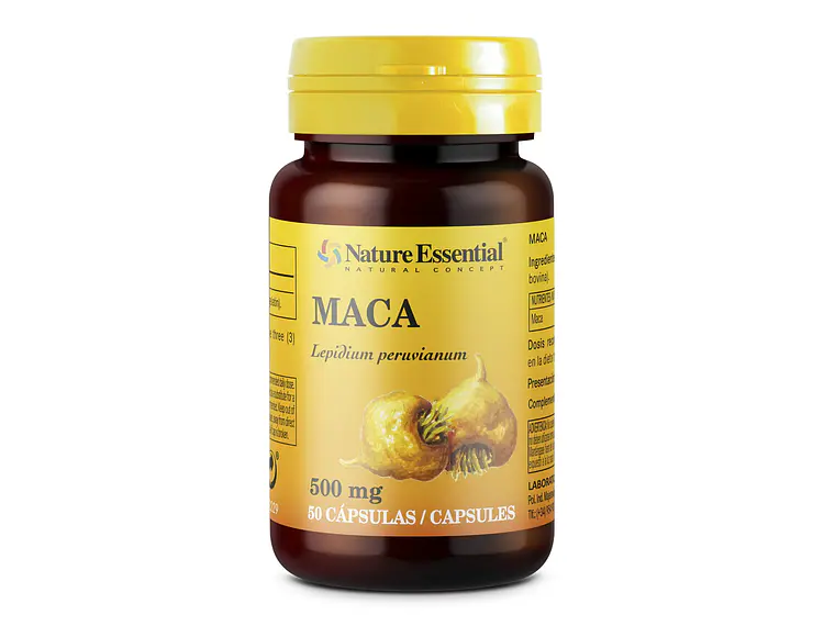 Maca 500 Mg 50 Cápsulas Nature Essential 1