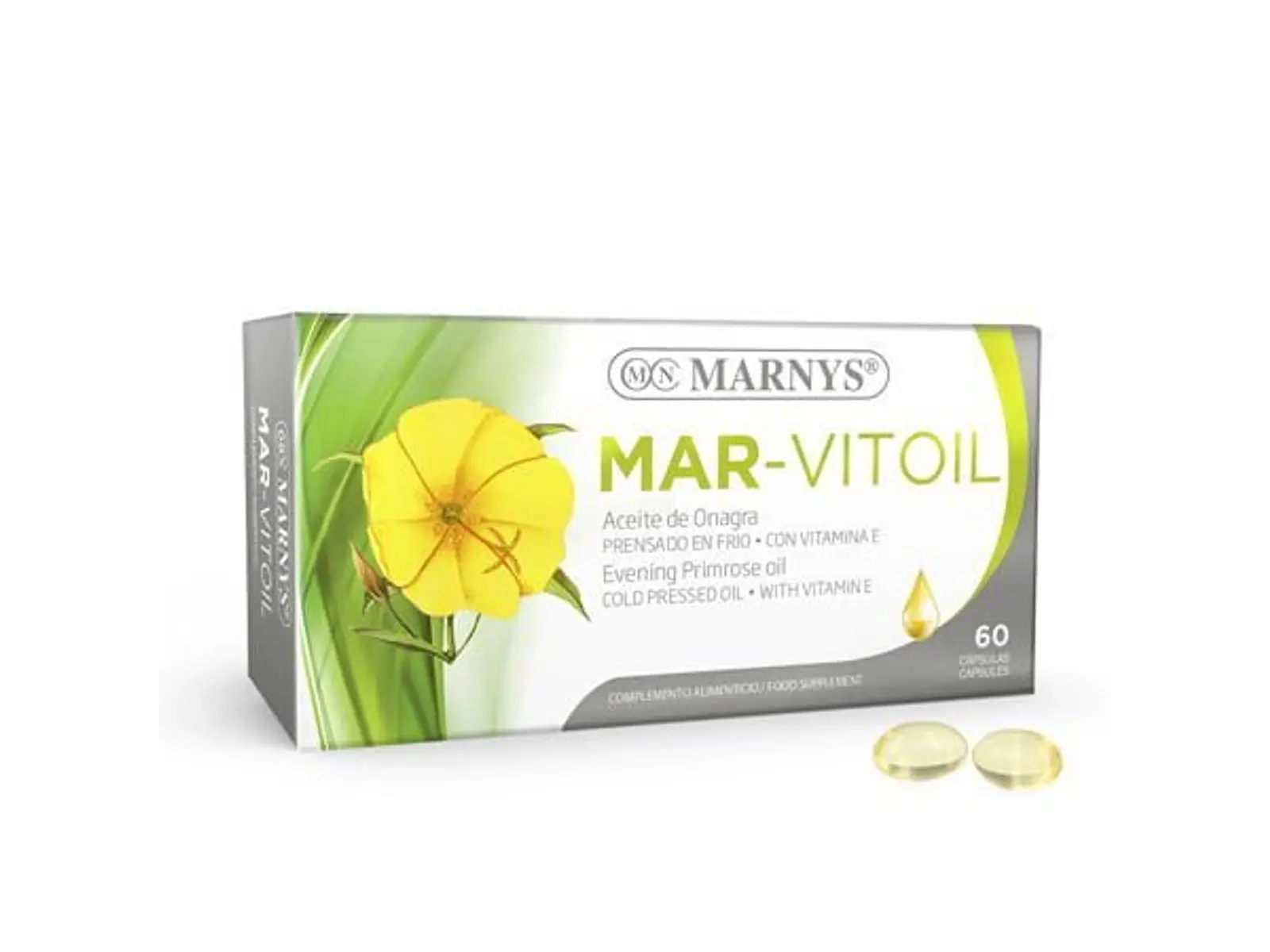Mar-Vitoil Óleo de Onagra 60 Cápsulas Marnys 1